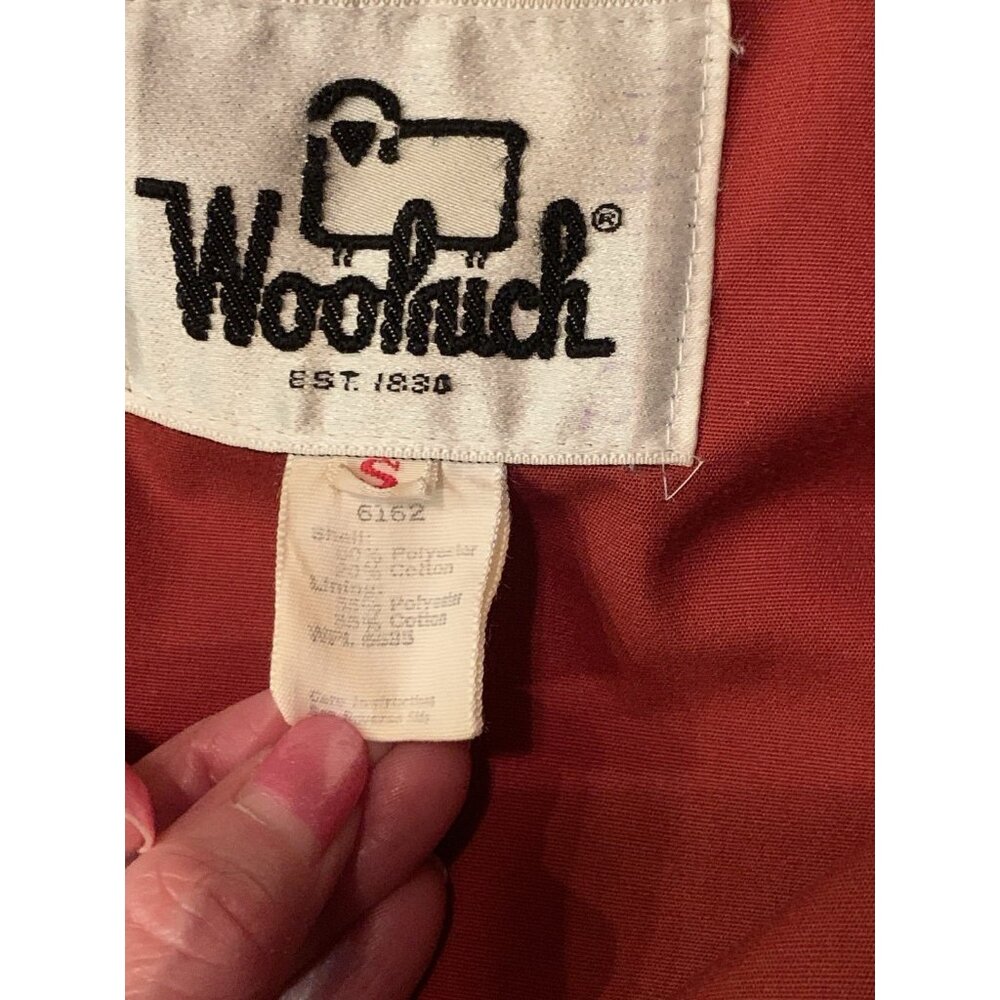 Vintage Woolrich Mens Jacket Tan Sz Small Mountain Parka Cotton Blend Chore coat - Picture 9 of 11
